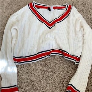 Women’s sweater crop top